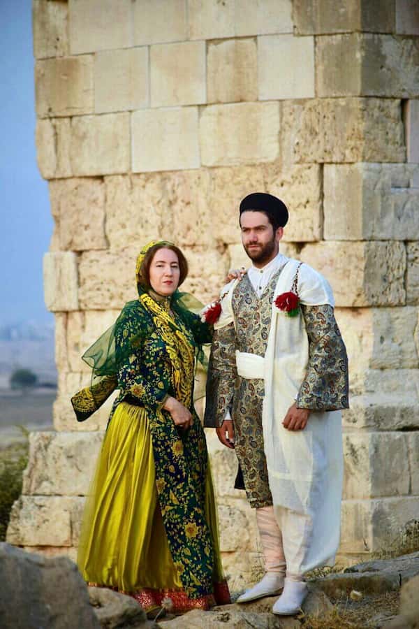 man and woman of Luristan Iran